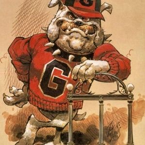 11 x 17 GA Bulldogs print